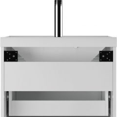 Тумба подвесная под умывальник "UNIT 60" Ева с одним ящиком В1 Айсберг (DA5901T) | фото 3