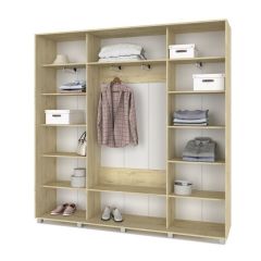 МАРТИН Шкаф-купе с зеркалами Ирландский дуб (2200*450) М423 | фото 2