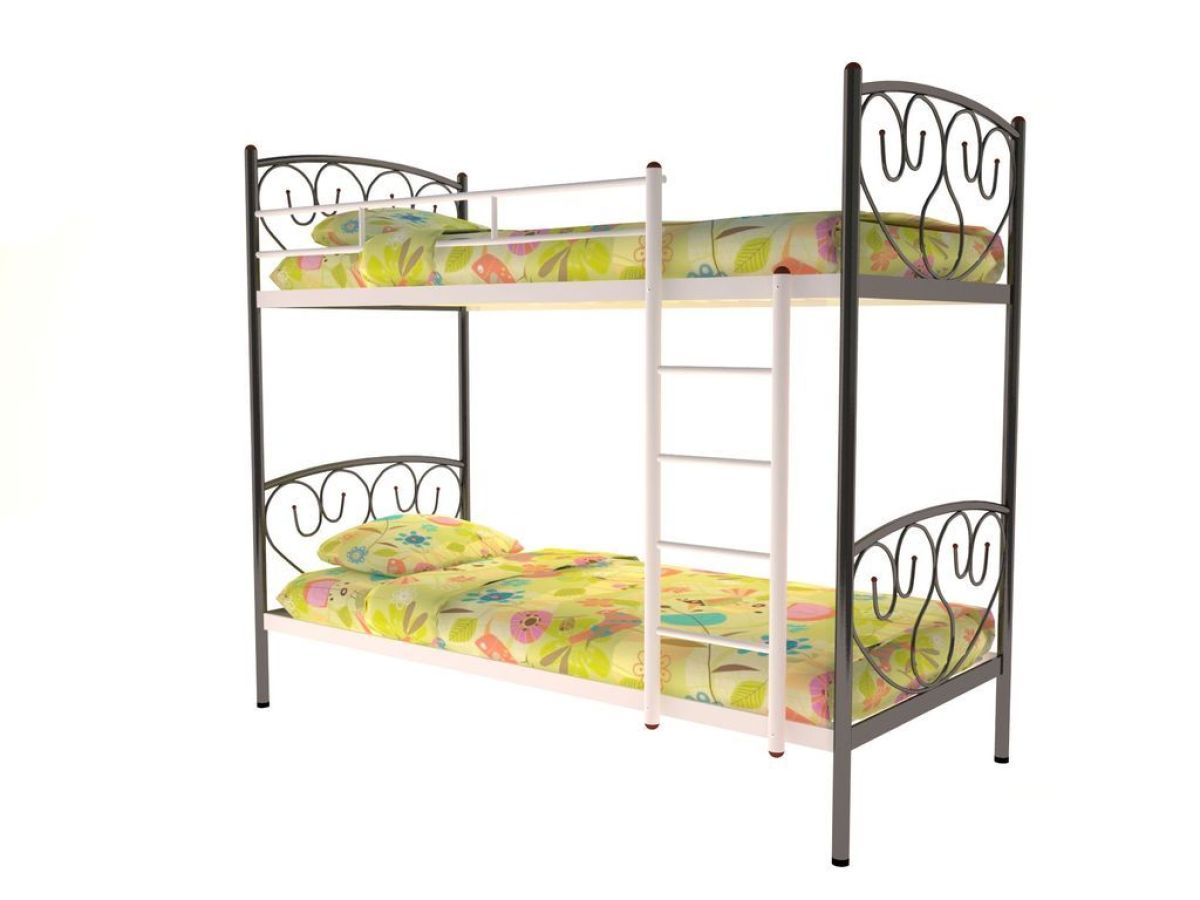 Кровать 2-х ярусная Злата 900*1900 (МилСон) | фото 6