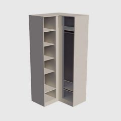 МОРИ МШУ 940 Шкаф угловой (БЕЛЫЙ) | фото 2